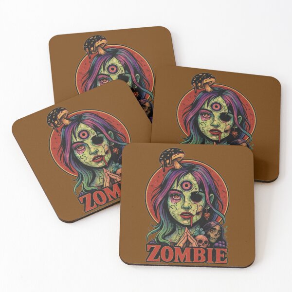 Item preview, Zombie Woman Mushroom Crown designed and sold by Ecosetereos.