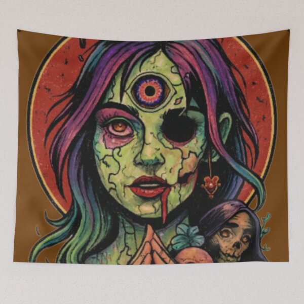 Item preview, Zombie Woman Mushroom Crown designed and sold by Ecosetereos.