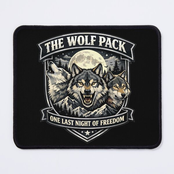 Item preview, Wolfpack JGA: One Last Night of Freedom Emblem designed and sold by Pineapple-Tree.