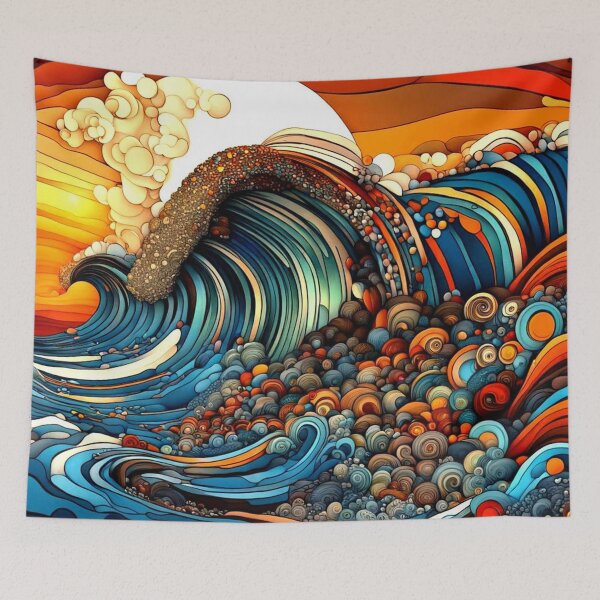 Item preview, Tsunami Wave designed and sold by George Hutton Hunter.