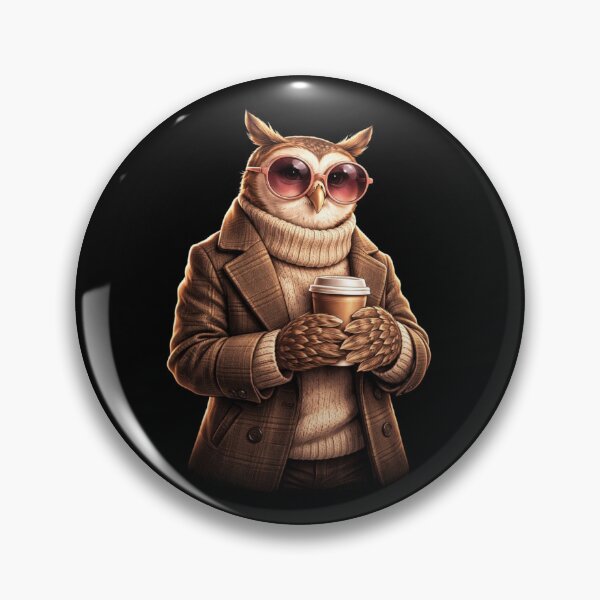 Item preview, Stylish Owl Coffee Lover Graphic Cozy Owl Aesthetic Streetwear Design designed and sold by bilal sibgui.