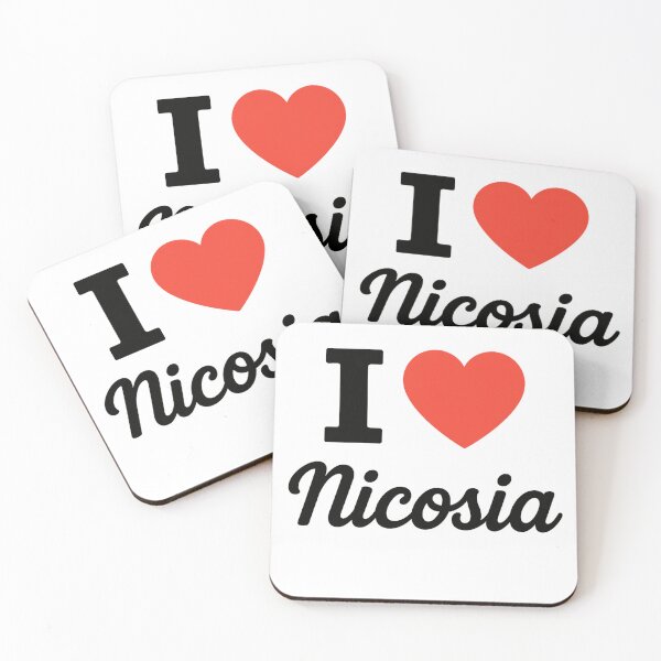 Item preview, I Love Nicosia | Cyprus Capital Typography | Culture, History & Urban Charm Design designed and sold by PaintedPixels01.