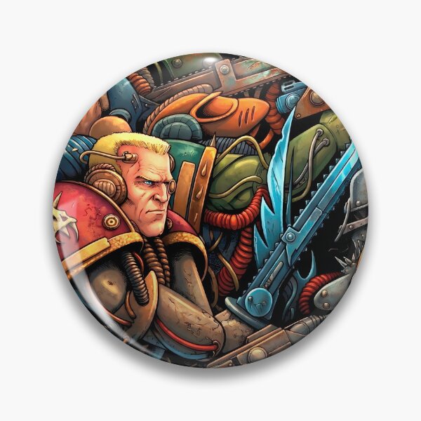 Item preview, Oldhammer Marine vs Ork Shirt designed and sold by Primarca.
