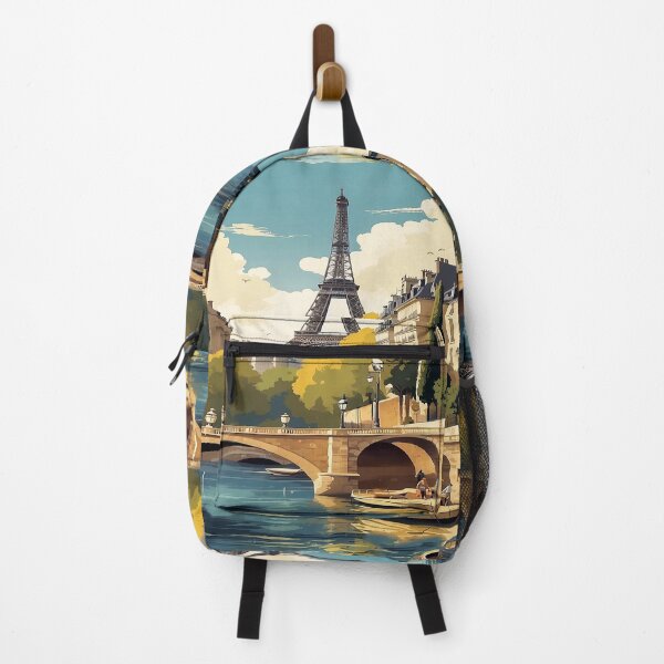 Item preview, Paris Retro Vintage Travel Poster designed and sold by erozzz.
