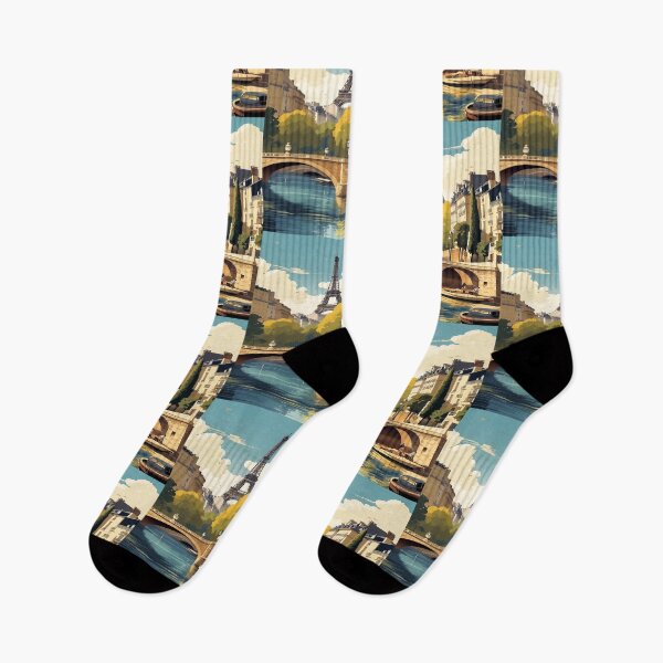 Item preview, Paris Retro Vintage Travel Poster designed and sold by erozzz.