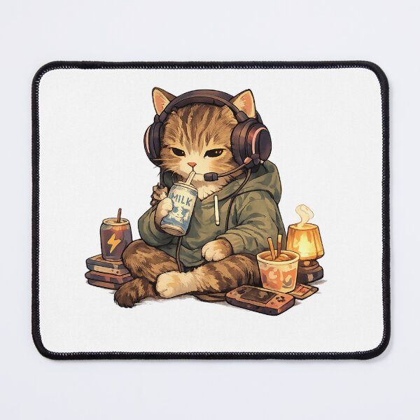 Item preview, Professional Streamer Cat – Epic Gaming Session designed and sold by NextNoob485.