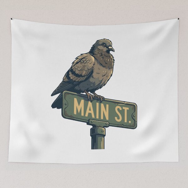 Item preview, Bird watching the humans designed and sold by tigrootiger.