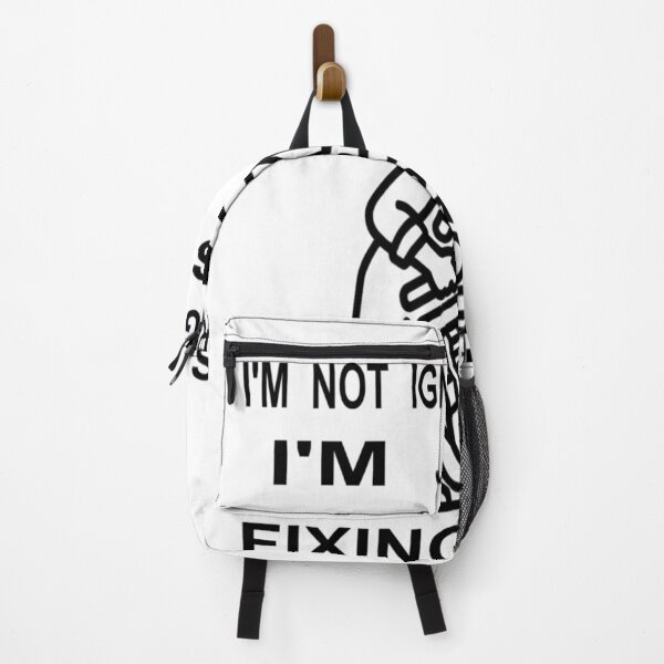 Item preview, I’m Not Ignoring You I’m Just Fixing This - Funny Mechanic Art designed and sold by The Bold Line Studio.