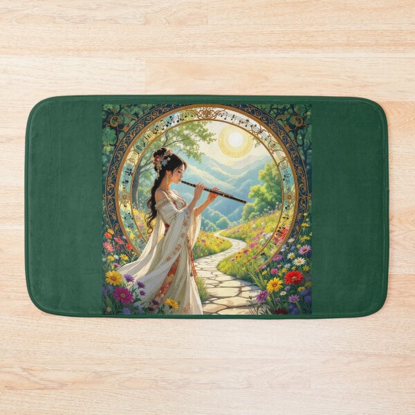 Item preview, A portal with a flute player in front of it designed and sold by Ratatosk-AI.