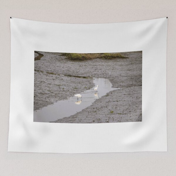 Item preview, Egrets in a Muddy Marshland designed and sold by Cynthia48.