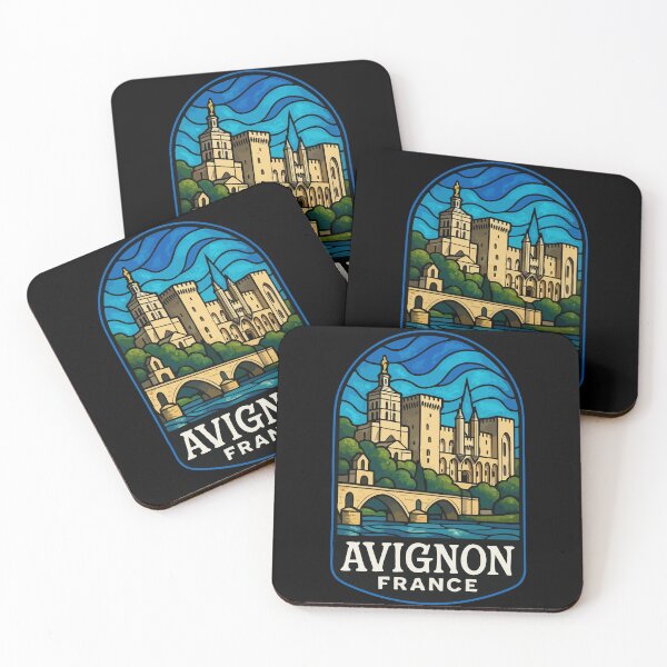 Item preview, Avignon France Europe Stained Glass Art designed and sold by TomFrontierArt.