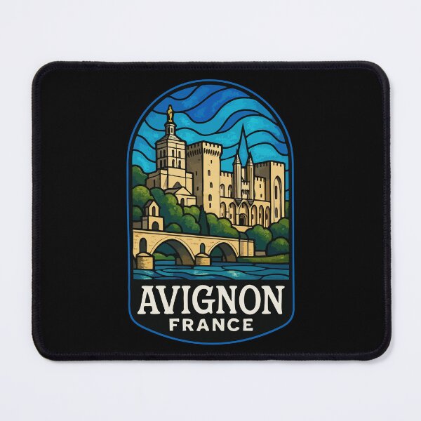 Item preview, Avignon France Europe Stained Glass Art designed and sold by TomFrontierArt.