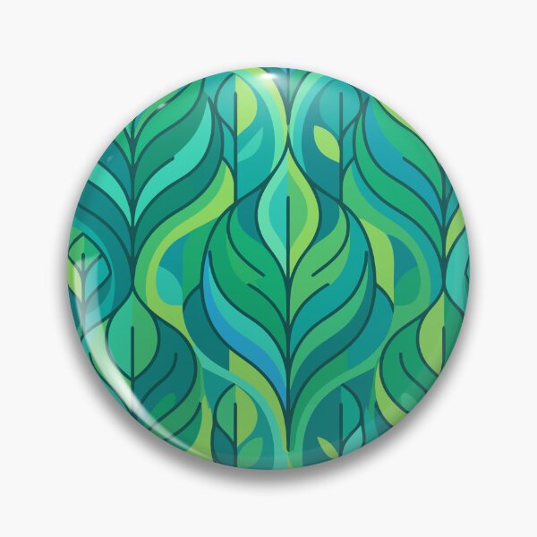 Item preview, Abstract Green Leaves Pattern designed and sold by RidaSalArt.