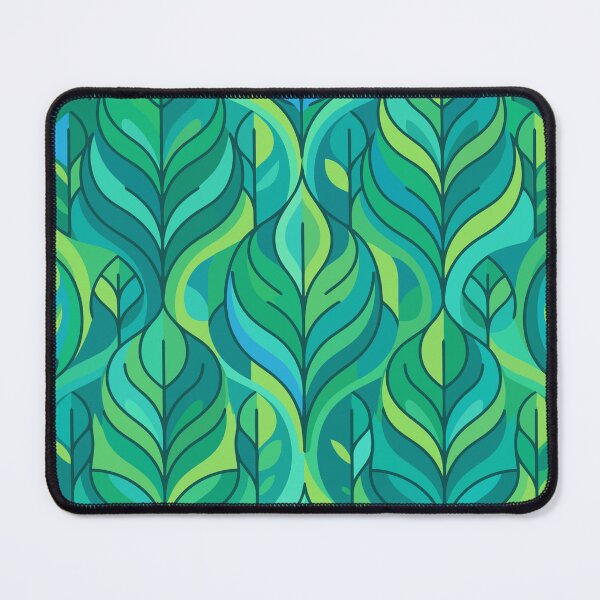 Item preview, Abstract Green Leaves Pattern designed and sold by RidaSalArt.
