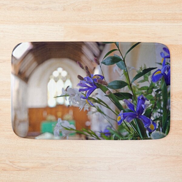 Item preview, Vibrant Irises in a Country Church designed and sold by pinkal.
