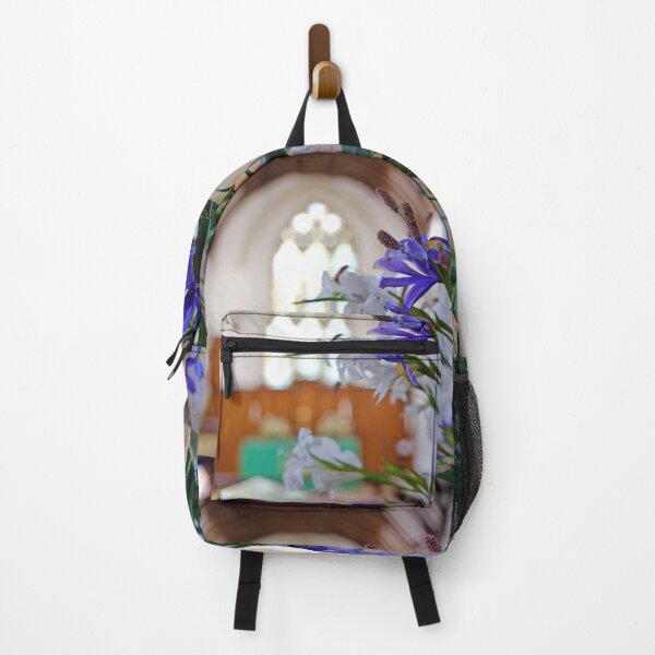 Item preview, Vibrant Irises in a Country Church designed and sold by pinkal.