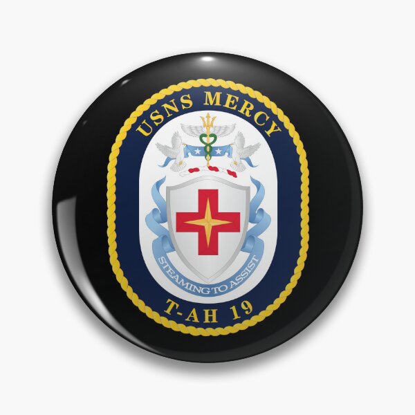 Item preview, USNS Mercy (T-AH 19) - Crest wo Txt X 300 designed and sold by Military Insignia Products.