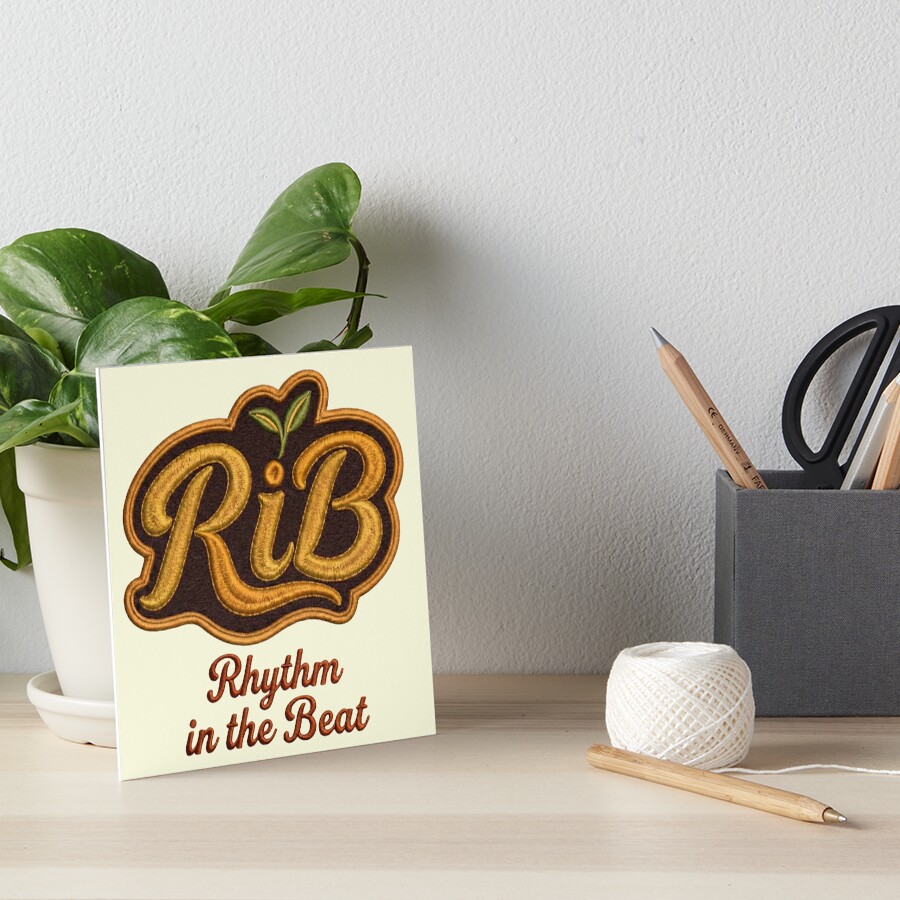 Item preview, Art Board Print designed and sold by Rib-Brand.