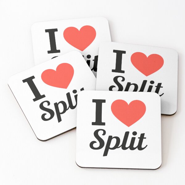 Item preview, I Love Split | Croatia Coastal City Typography | History, Culture & Mediterranean Charm Design designed and sold by PaintedPixels01.
