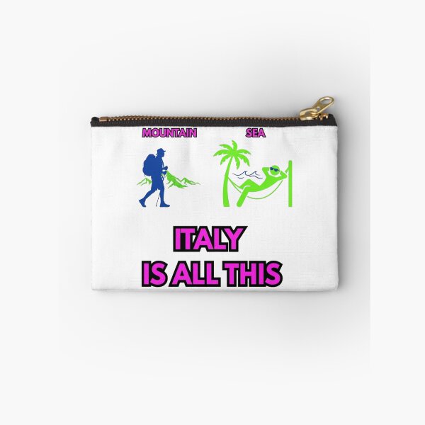 Item preview, Italy Travel Vacation: Mountain or Sea - Italy Is All This Neon Pop  designed and sold by TheItaliandilemma.
