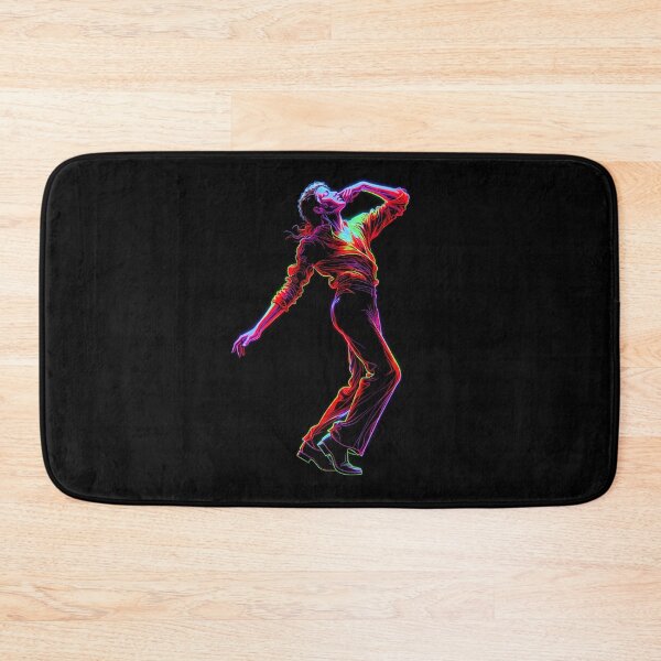 Item preview, MJ Dance King Neon Glow Pose Art designed and sold by ExploreAura Studio.