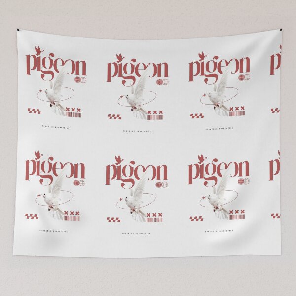 Item preview,  Aesthetic White Pigeon Streetwear Graphic designed and sold by Almasarij.