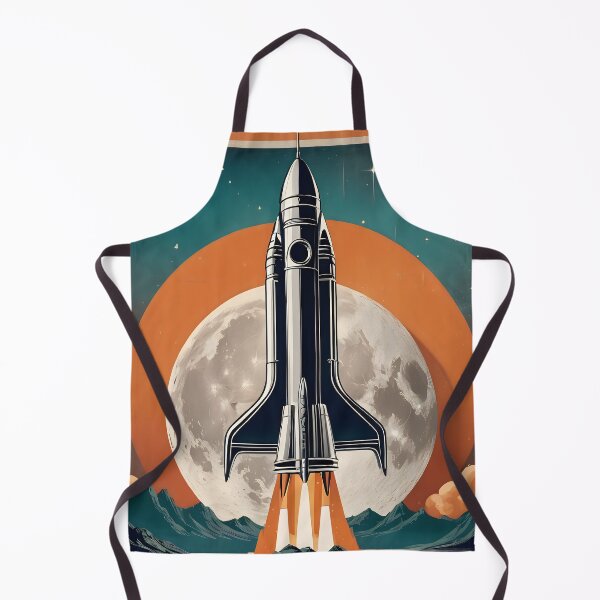 Item preview, Classic Space Shuttle Launch With Moon Background. designed and sold by MissYouONLY.