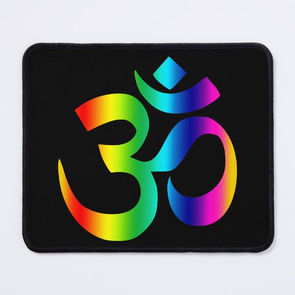 Item preview, om symbol rainbow colors – zen yoga meditation spiritual positive energy design designed and sold by rikyfreestyle.