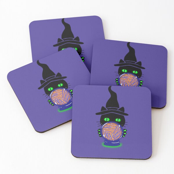 Item preview,  Magic in Progress – Yarn Witch Cat Neon Glow Design designed and sold by ArtyWares.