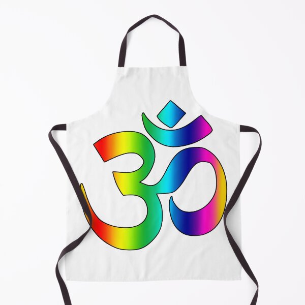 Item preview, om symbol rainbow colors, zen yoga meditation spiritual positive energy design designed and sold by rikyfreestyle.