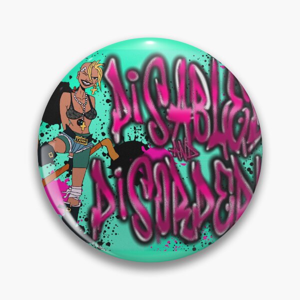 Item preview, Disabled and Disorderly designed and sold by Ms. Deathwish Designs.