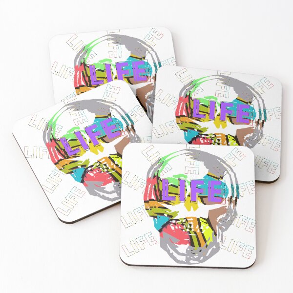 Item preview, Skull with LIFE lettering designed and sold by stavina.