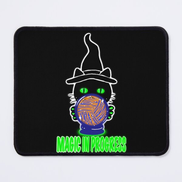 Item preview,  Neon Yarn Witch Cat – Magical Knitting Glow Aesthetic  designed and sold by ArtyWares.