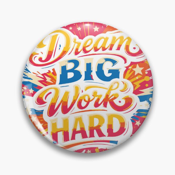 Item preview, A motivational poster featuring bold, colorful typography that inspires viewers to pursue their dreams. designed and sold by Dejbar.