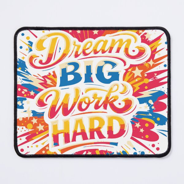 Item preview, A motivational poster featuring bold, colorful typography that inspires viewers to pursue their dreams. designed and sold by Dejbar.
