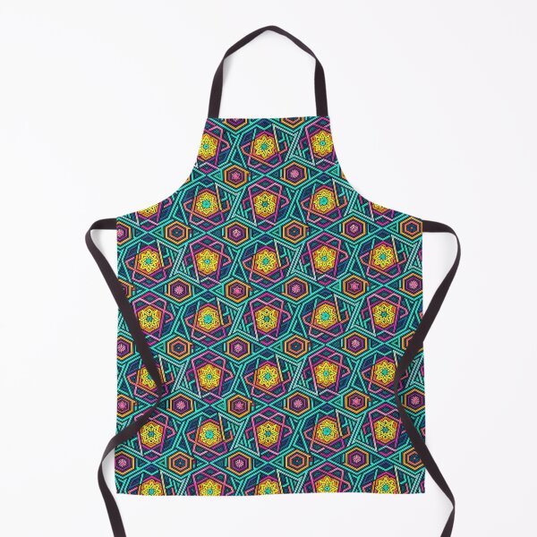Item preview, Neon multicolor geometric pattern 1 designed and sold by michplante60.