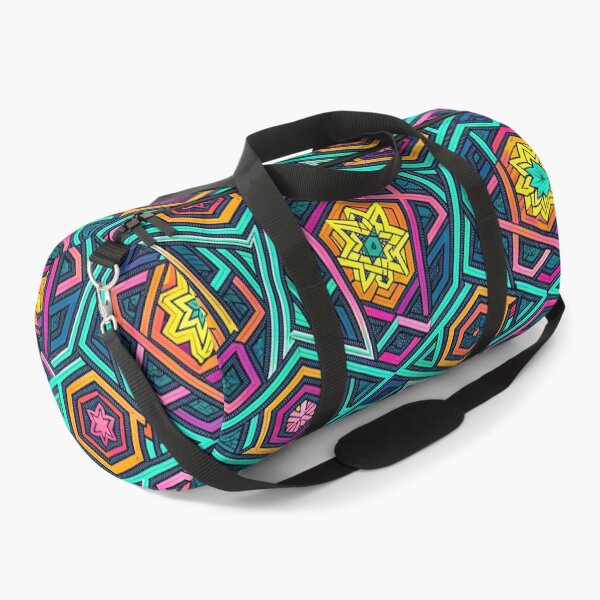 Item preview, Neon multicolor geometric pattern 1 designed and sold by michplante60.