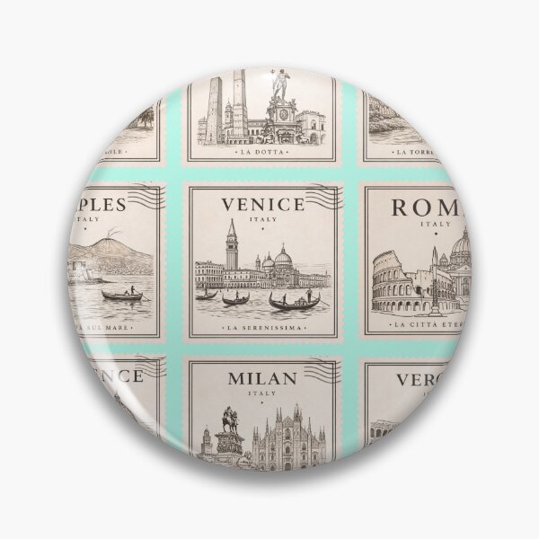 Item preview, Vintage Italy Travel Stamp Set designed and sold by MatthewHeights.