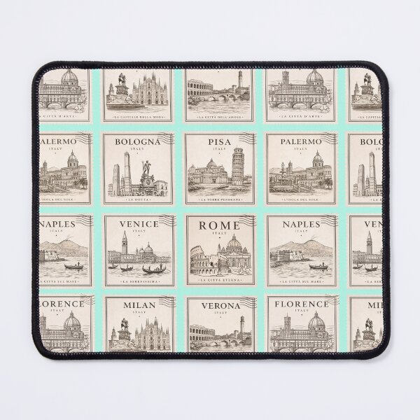 Item preview, Vintage Italy Travel Stamp Set designed and sold by MatthewHeights.