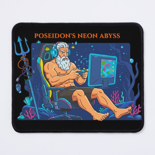 Item preview, Poseidon's Neon Abyss | Ultimate Underwater Gaming designed and sold by codex antique.