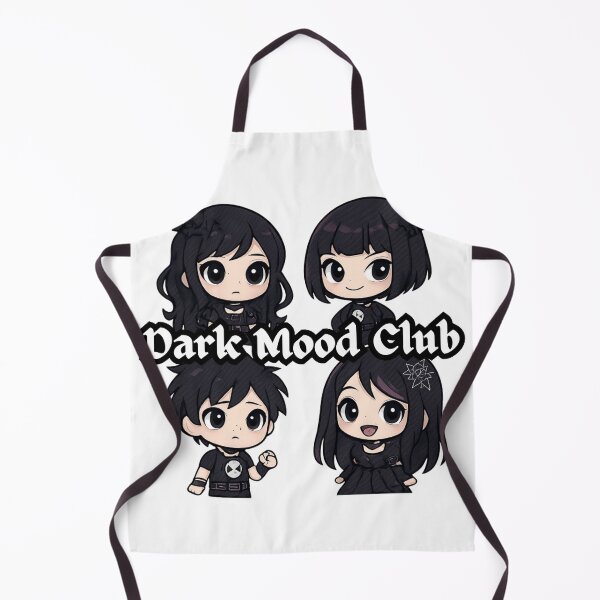 Item preview, Dark Mood Club Kawaii Goth Characters Cute Emo Aesthetic Sticker Pack designed and sold by LumereAndCoeur.