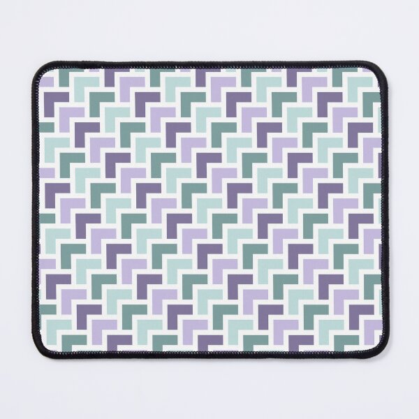 Item preview, Purple and green herringbone geometric seamless repeating pattern designed and sold by SeamlessDsign.