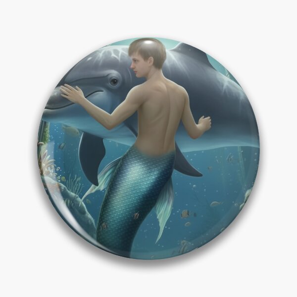 Item preview, male mermaid underwater in the sea palace ocean designed and sold by Nalimkibard.