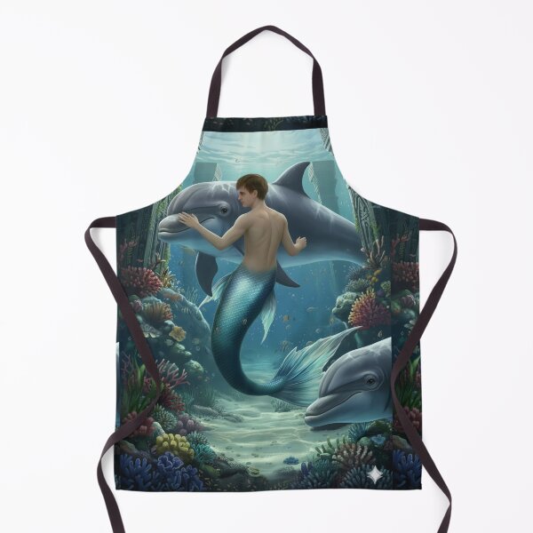 Item preview, male mermaid underwater in the sea palace ocean designed and sold by Nalimkibard.