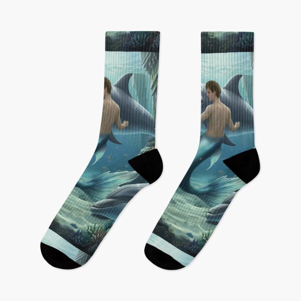 Item preview, male mermaid underwater in the sea palace ocean designed and sold by Nalimkibard.