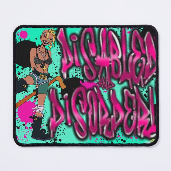 Item preview, Disabled and Disorderly (Large) designed and sold by Ms. Deathwish Designs.