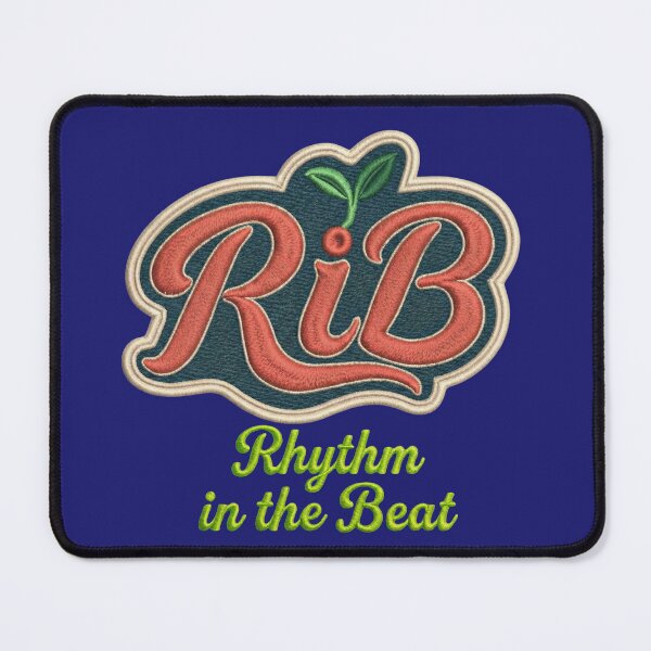 Item preview, Vintage Embroidered Style Coral and Petrolio Logo designed and sold by Rib-Brand.
