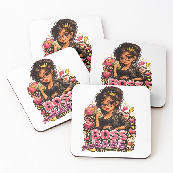 Item preview, Boss Babe Bold Cute Doll Design designed and sold by zetlystore.