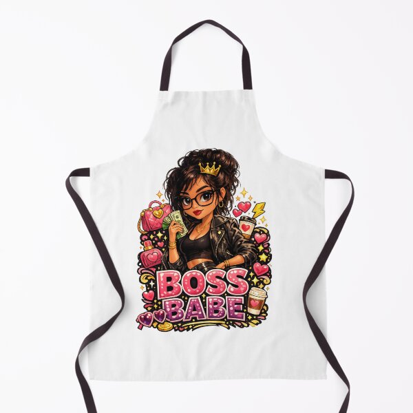 Item preview, Boss Babe Bold Cute Doll Design designed and sold by zetlystore.