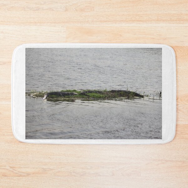 Item preview, Three American Alligators Resting on a Riverbank designed and sold by Cynthia48.